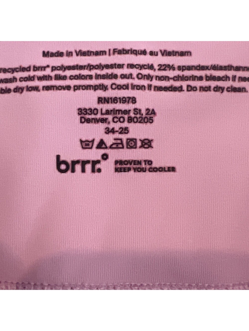 $115 Halfdays Women's Camille Leggings NWT Size M Color Amethyst-Pink - Picture 4 of 11